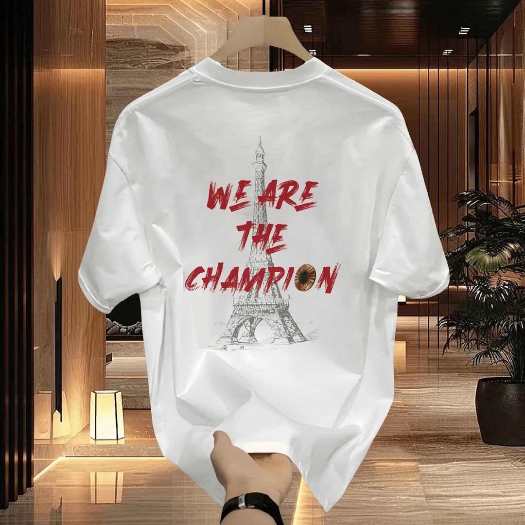 Loose Casual Cotton round Ne ort Sve T-irt ex Summer Versatile Basic Fit Printed Top for Men And Women
Loose Casual Cotton round Ne ort Sve T-irt ex Summer Versatile Basic Fit Printed Top for Men And Women