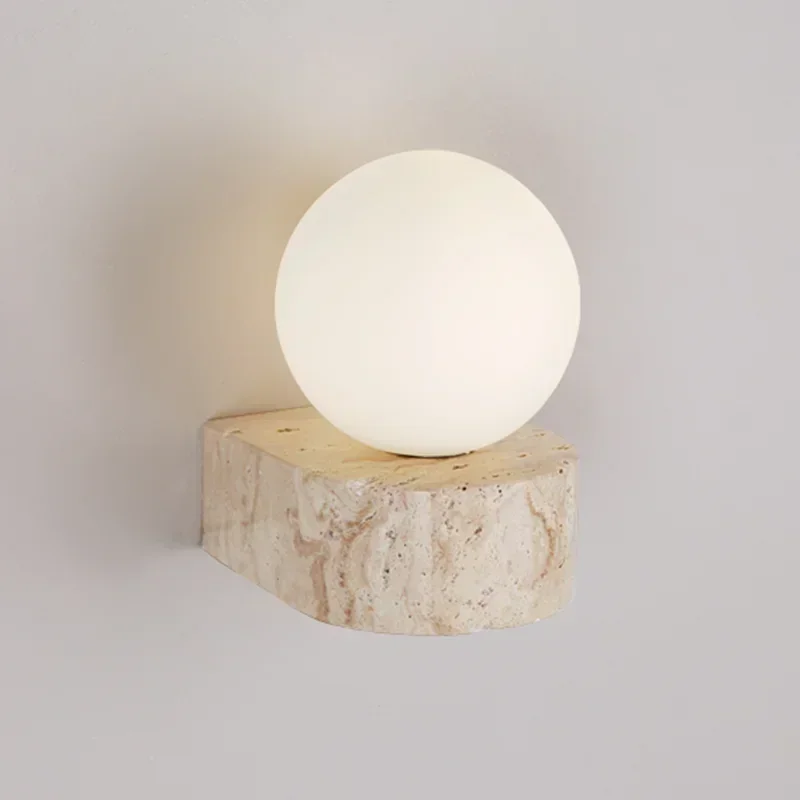 Vintage Natural Stone Art Decoration Wall Lamp Interior Glass Lampshade Led Light With Pull Chain Bedroom Decor Sconce
Vintage Natural Stone Art Decoration Wall Lamp Interior Glass Lampshade Led Light With Pull Chain Bedroom Decor Sconce