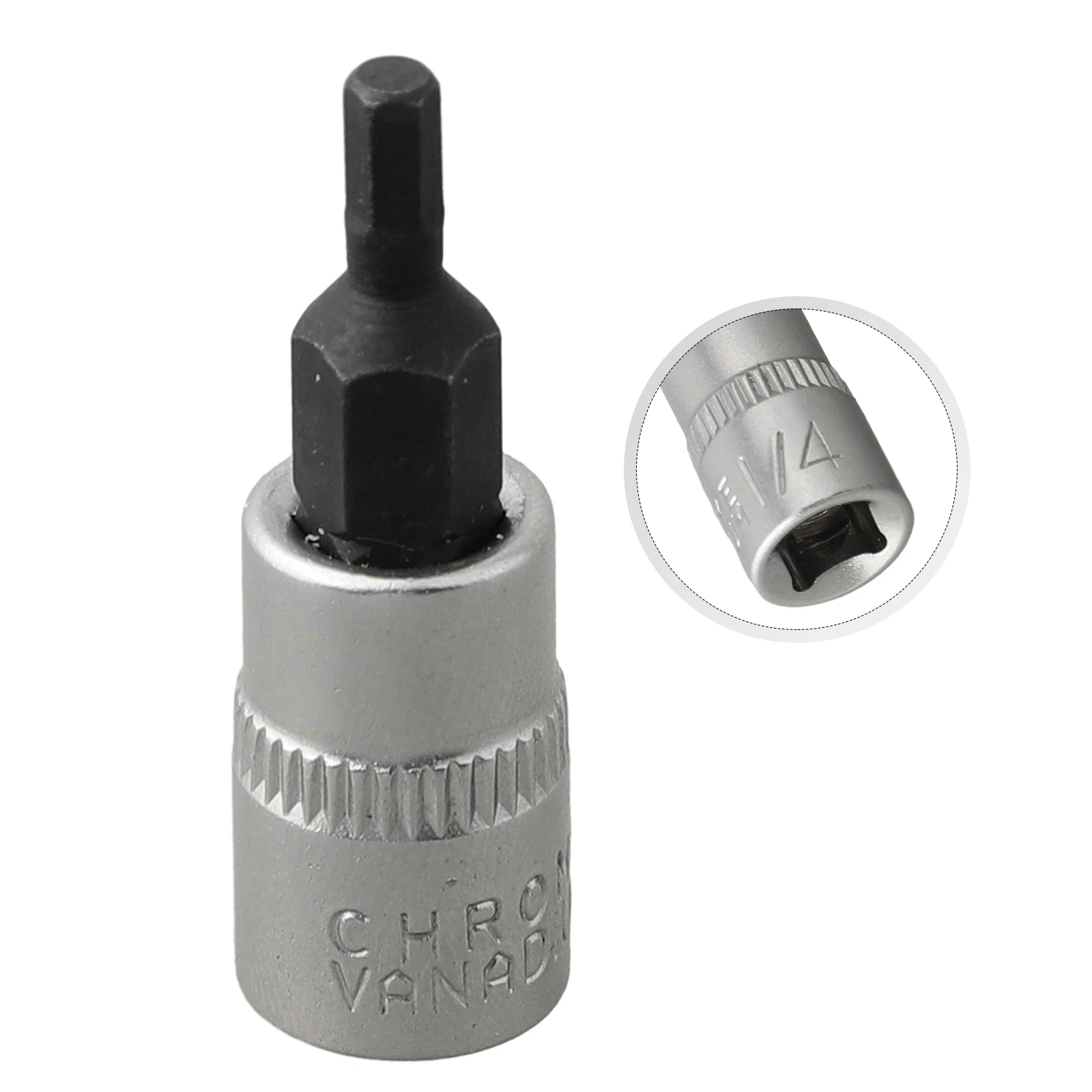 Hex Head Screwdriver Bit 1/4 Inch Drive Socket Hand Tools H3 H4 H5 H6 H7 H8 Chrome Vanadium Steel For Inner Hex Sockets
Hex Head Screwdriver Bit 1/4 Inch Drive Socket Hand Tools H3 H4 H5 H6 H7 H8 Chrome Vanadium Steel For Inner Hex Sockets