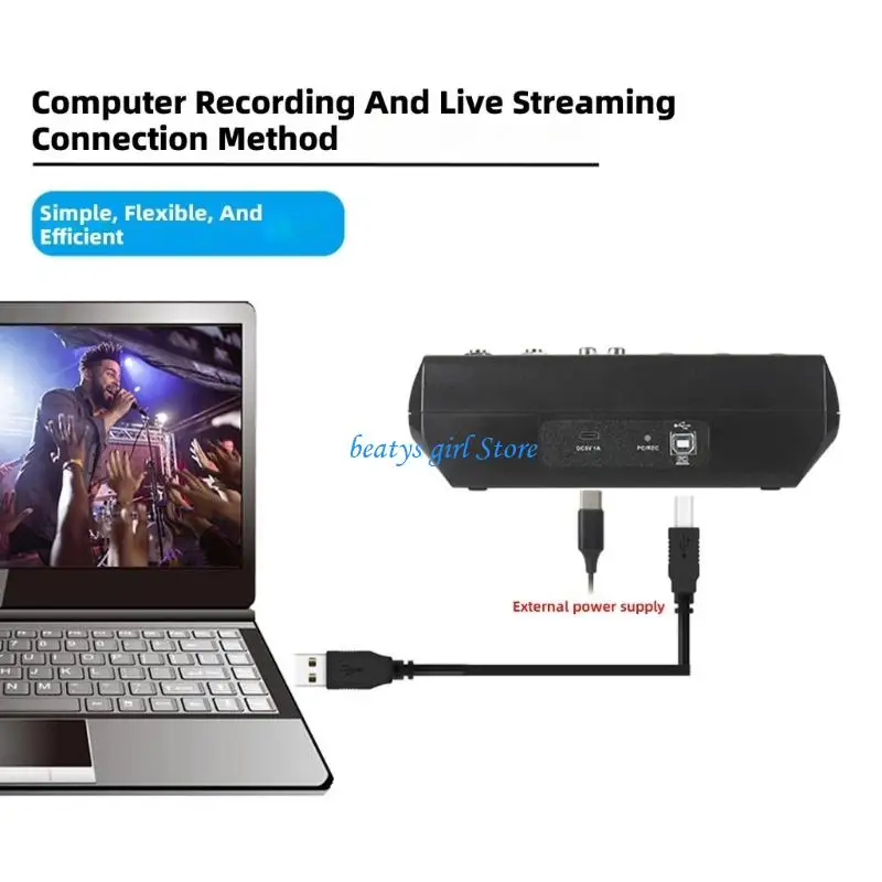 C7AB 5 Channel Professional DJ Mixers Bluetooth-compatible USB Interfaces for Sound Recording Playbacks and Multifunction Tuning
C7AB 5 Channel Professional DJ Mixers Bluetooth-compatible USB Interfaces for Sound Recording Playbacks and Multifunction Tuning