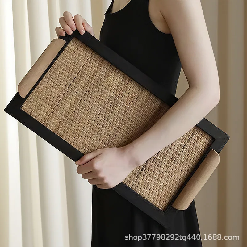 Nordic wabi-sabi wind wooden rattan tray ornament retro homestay tea room living room storage tray storage tea tray ornament
Nordic wabi-sabi wind wooden rattan tray ornament retro homestay tea room living room storage tray storage tea tray ornament