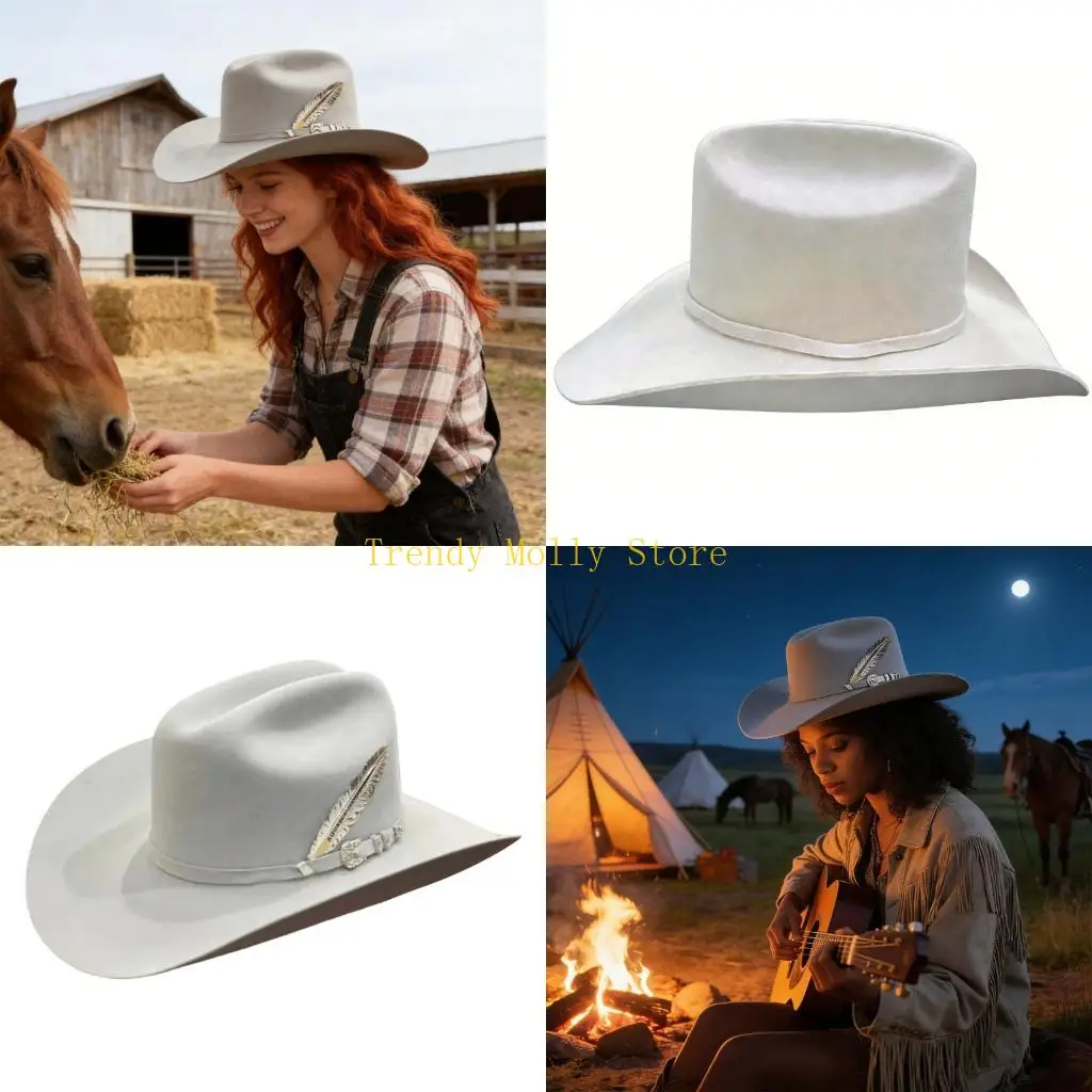 N5KB Wool Fedoras Hat Breathable Material Comfortable Fit For Daily Wear Travel Outdoor Activities And Special Event
N5KB Wool Fedoras Hat Breathable Material Comfortable Fit For Daily Wear Travel Outdoor Activities And Special Event
