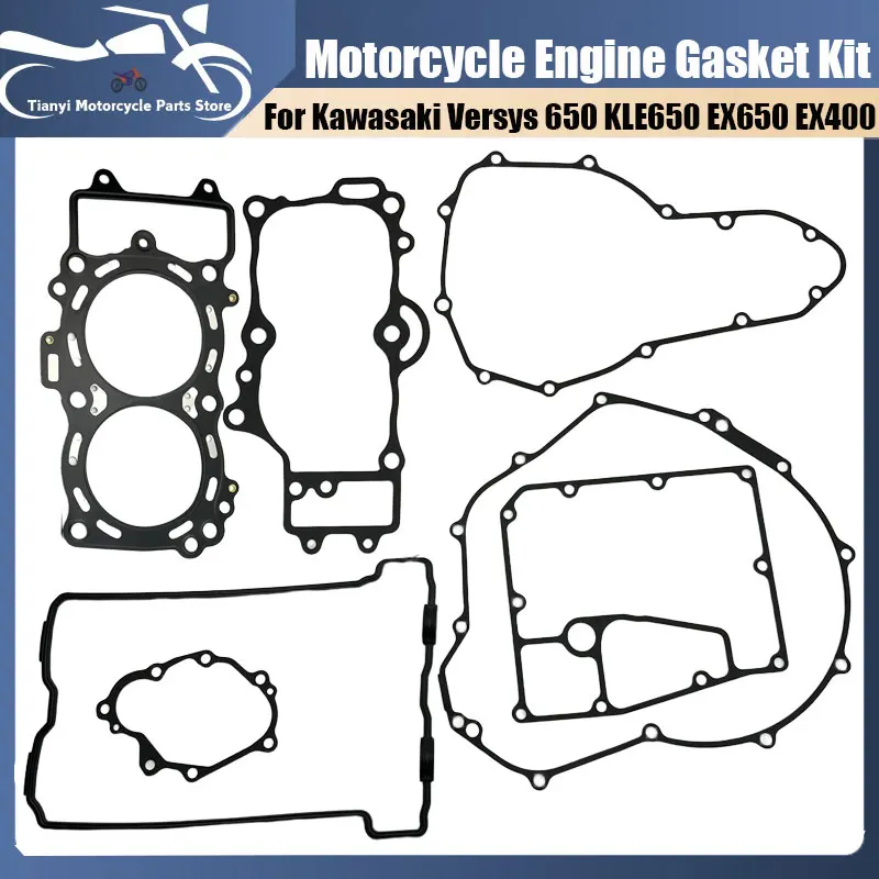 Motorcycle Engine Cylinder Cover Gasket Kit for Kawasaki Versys 650 KLE650 Versys ABS Motorcycle Engine Gasket Set Replace
Motorcycle Engine Cylinder Cover Gasket Kit for Kawasaki Versys 650 KLE650 Versys ABS Motorcycle Engine Gasket Set Replace