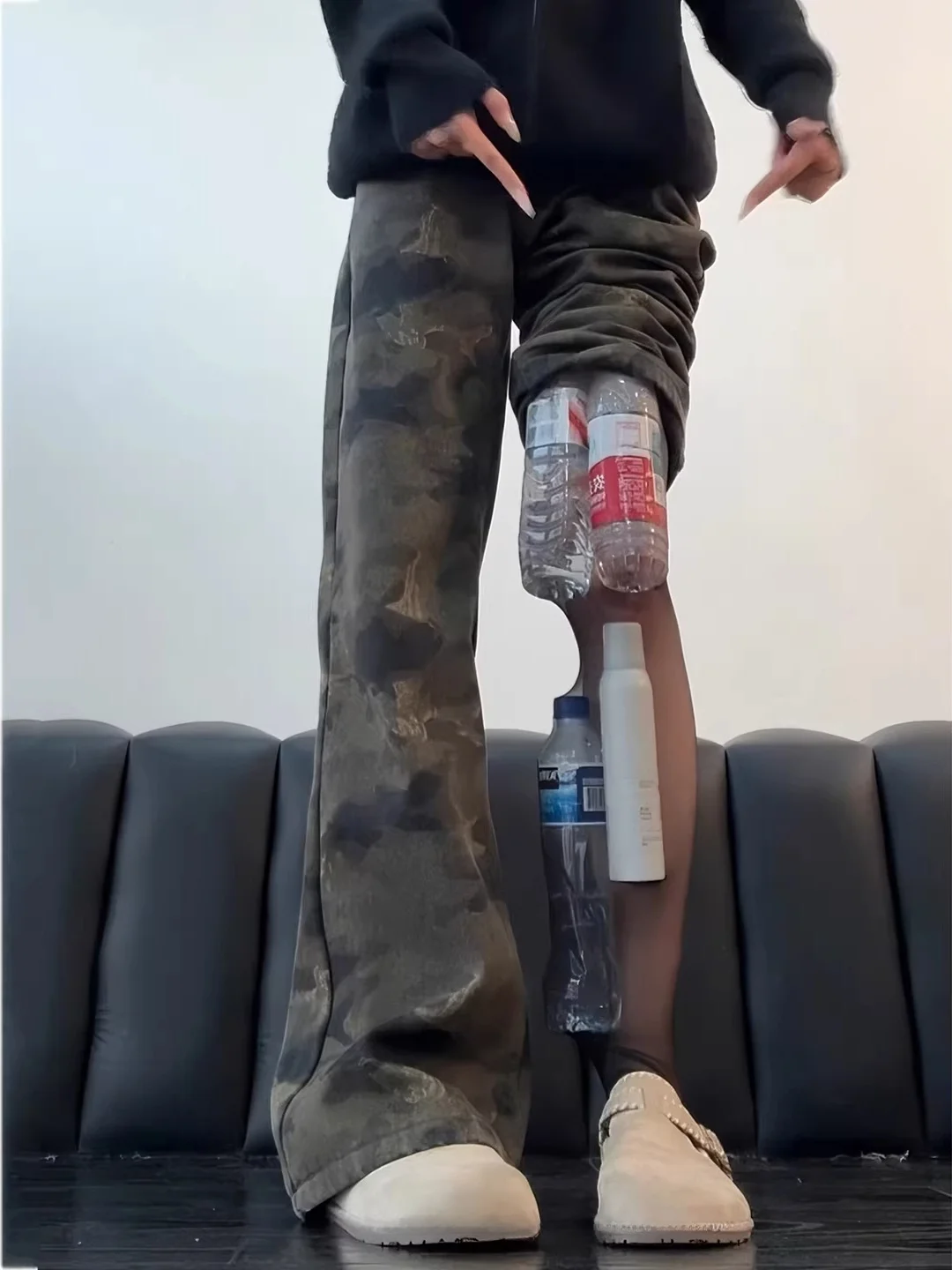 American Retro Camouflage Fce Lined Men's Jeans Micro Flared Straight Leg Long Pants Youthful Wear Resistant And Comfortable
American Retro Camouflage Fce Lined Men's Jeans Micro Flared Straight Leg Long Pants Youthful Wear Resistant And Comfortable