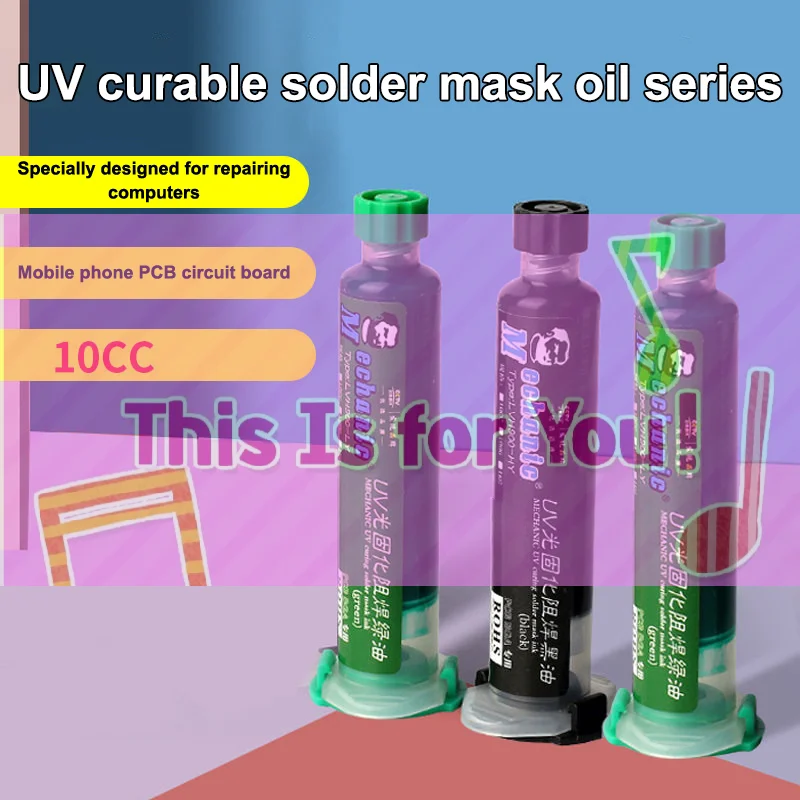 【HMA】6 цветов, УФ-отверждаемые фоточувствительные чернила для паяльной маски, краска для BGA и печатных плат, предотвращающая коррозию и искровые разряды
【HMA】6 цветов, УФ-отверждаемые фоточувствительные чернила для паяльной маски, краска для BGA и печатных плат, предотвращающая коррозию и искровые разряды