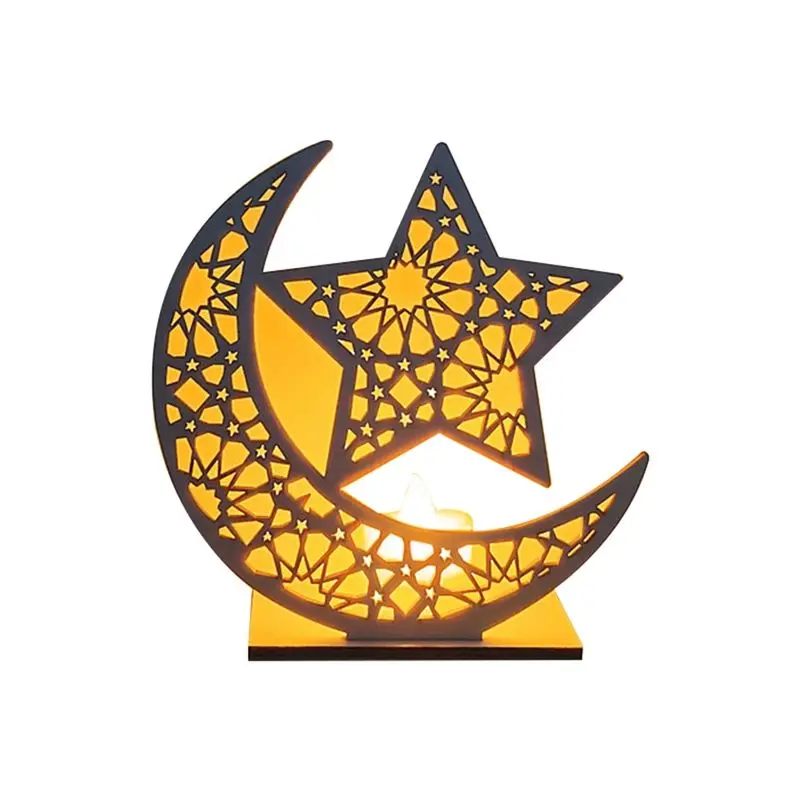 AUAU-Wooden Crafts Ornament Lamp Middle East Festival Eid Decorative Lamp Moon LED Decorative Lamps
AUAU-Wooden Crafts Ornament Lamp Middle East Festival Eid Decorative Lamp Moon LED Decorative Lamps