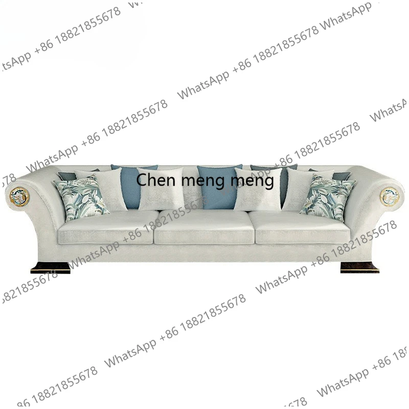 European-style Solid Wood Carved Sofa Set French Fabric Sofa Villa Living Room Furniture
European-style Solid Wood Carved Sofa Set French Fabric Sofa Villa Living Room Furniture