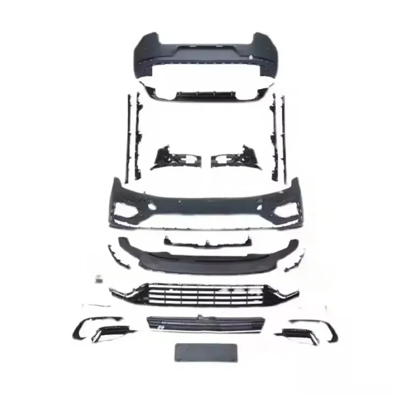 High Quality .5 8 Upgrade R Style Body Kit New Car Front Rear Bumper Side Skirts Grille
High Quality .5 8 Upgrade R Style Body Kit New Car Front Rear Bumper Side Skirts Grille