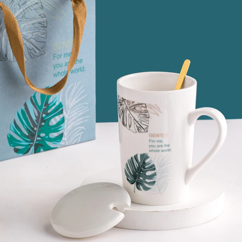 Coffee Mug Breakfast Milk Juice Lid Spoon Water Cups Ceramic Kitchen Home Drinkware Couple Xmas Gift European Style Mugs
Coffee Mug Breakfast Milk Juice Lid Spoon Water Cups Ceramic Kitchen Home Drinkware Couple Xmas Gift European Style Mugs