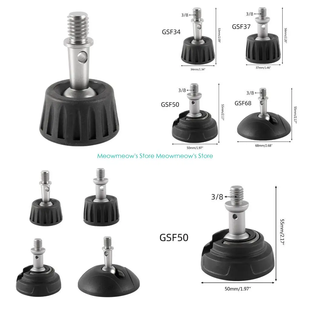 W91A 3/8 Screw Bracket Mount with Rubber Base Photo Studio Accessory Rubber Foot Pad
W91A 3/8 Screw Bracket Mount with Rubber Base Photo Studio Accessory Rubber Foot Pad