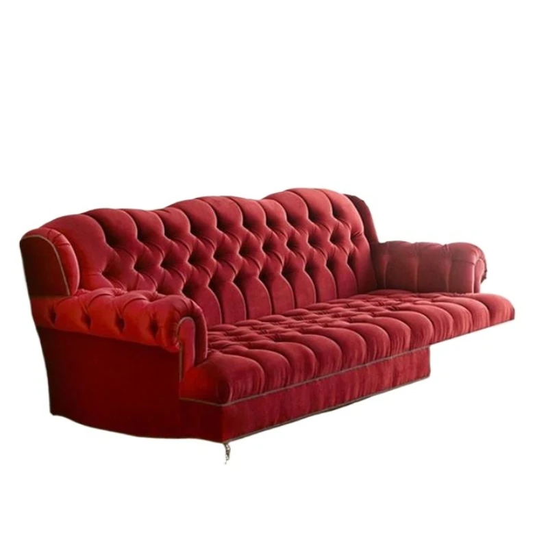 American fabric buckle soft bag two or three sofas custom furniture living room leisure, high back single sofa chair
American fabric buckle soft bag two or three sofas custom furniture living room leisure, high back single sofa chair