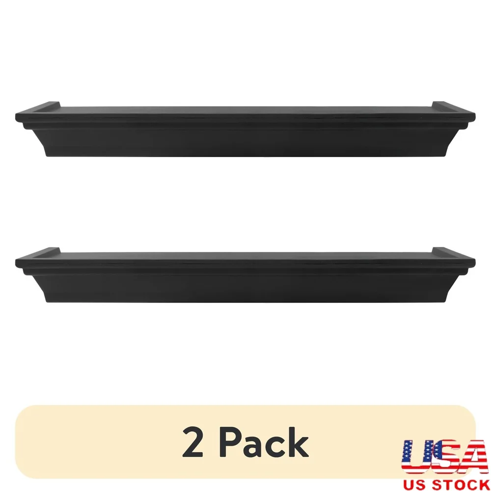 Набор из 2 плавающих полок, 3 шт., черный настенный дисплей для хранения, прочный декор для домашнего офиса, подарок для внутреннего использования
Набор из 2 плавающих полок, 3 шт., черный настенный дисплей для хранения, прочный декор для домашнего офиса, подарок для внутреннего использования