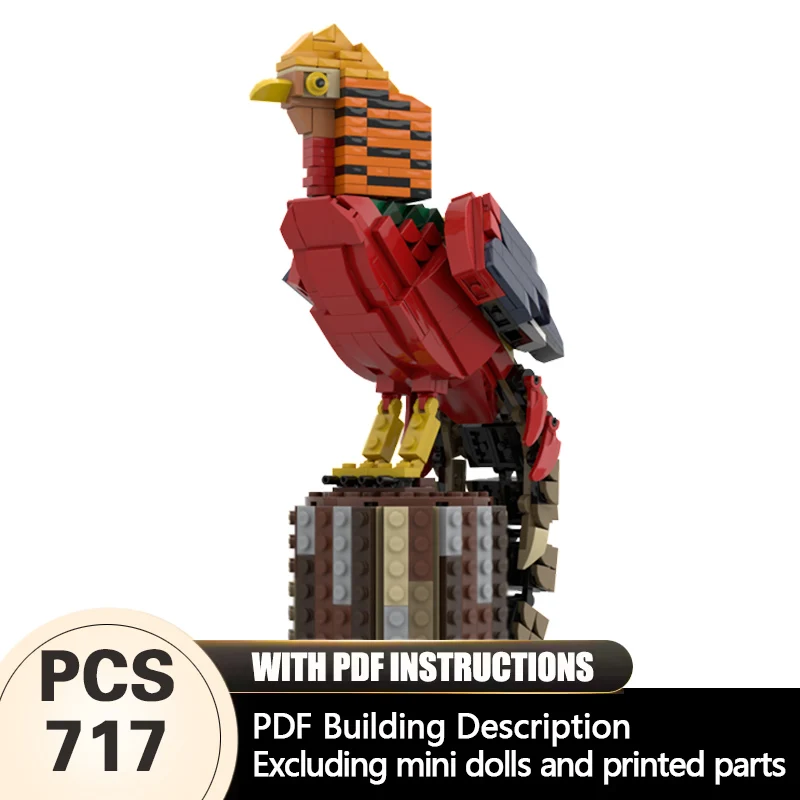 Creators Animal Series Model MOC Building Bricks Golden Pheasant Modular Technology Gifts Holiday Assemble Children Toys Suit
Creators Animal Series Model MOC Building Bricks Golden Pheasant Modular Technology Gifts Holiday Assemble Children Toys Suit