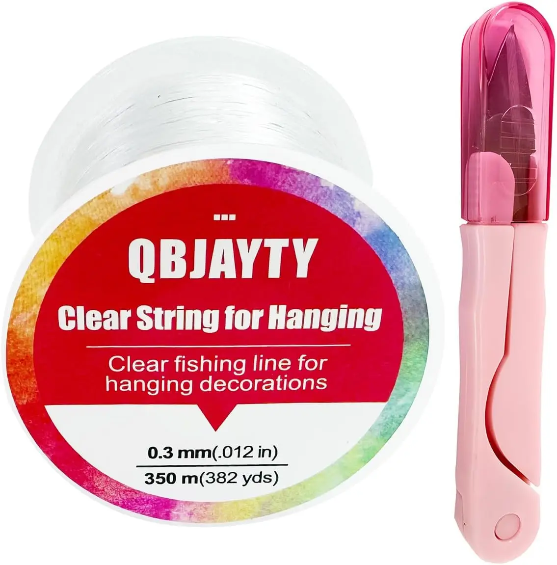 0.3mm Clear Invisible Hanging Wire for Decorations and Crafts, 382 Yards Fishing Line
0.3mm Clear Invisible Hanging Wire for Decorations and Crafts, 382 Yards Fishing Line