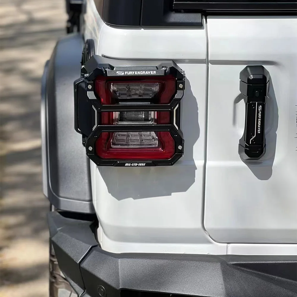 SXMA F2009 Fury Taillight Guard Cover Rear Lamp Protector Shell 1 Pair for Jeep JL for Wrangler 2018++ Aluminum Alloy Exterior
SXMA F2009 Fury Taillight Guard Cover Rear Lamp Protector Shell 1 Pair for Jeep JL for Wrangler 2018++ Aluminum Alloy Exterior