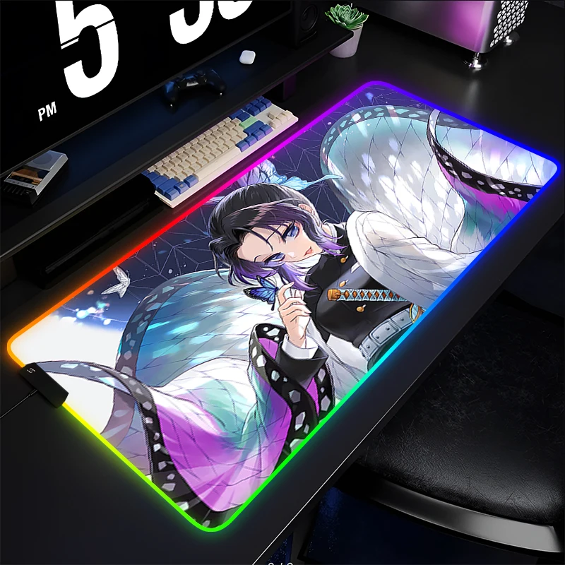 Extended Gaming Mouse Pad RGB Computer Gamer Laptop Demon Slayer Kochou Shinobu Keyboard Mouse Mat LED Non-Slip Rubber Table Pad
Extended Gaming Mouse Pad RGB Computer Gamer Laptop Demon Slayer Kochou Shinobu Keyboard Mouse Mat LED Non-Slip Rubber Table Pad