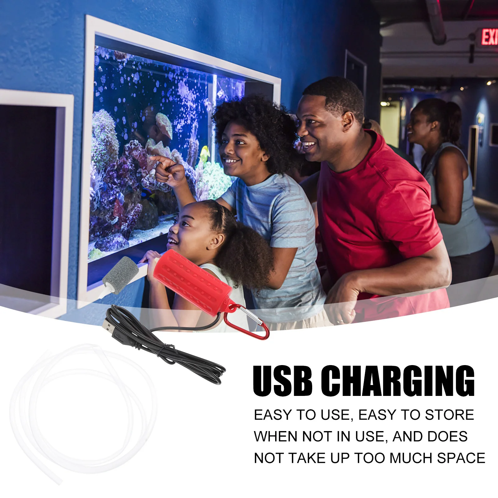 1 set Usb Aquarium Air Pump For Fish Tank Oxygenation Silicone Oxygen Pumps With Usb Charging, Portable Air Pump For Aquariums,
1 set Usb Aquarium Air Pump For Fish Tank Oxygenation Silicone Oxygen Pumps With Usb Charging, Portable Air Pump For Aquariums,