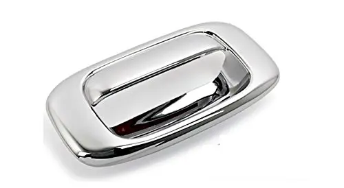 Elegant Chrome Tailgate Handle Cover W/O Keyhole for 99-06 Chevy Silverado / 07 Classic/ 99-06 GMC Sierra /07 Sierra Classic
Elegant Chrome Tailgate Handle Cover W/O Keyhole for 99-06 Chevy Silverado / 07 Classic/ 99-06 GMC Sierra /07 Sierra Classic
