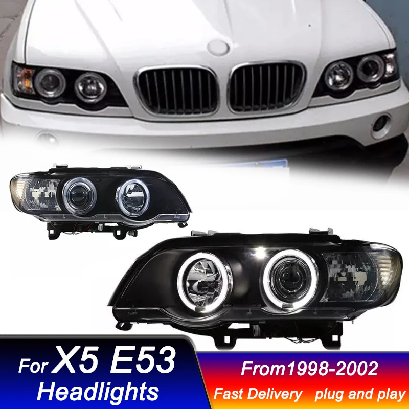 Автостайлинг фары для BMW X5 E53 1998-2002 Новый стиль полный светодиодный DRL динамический сигнал фара Bi Xenon Beam аксессуары Фары
Автостайлинг фары для BMW X5 E53 1998-2002 Новый стиль полный светодиодный DRL динамический сигнал фара Bi Xenon Beam аксессуары Фары