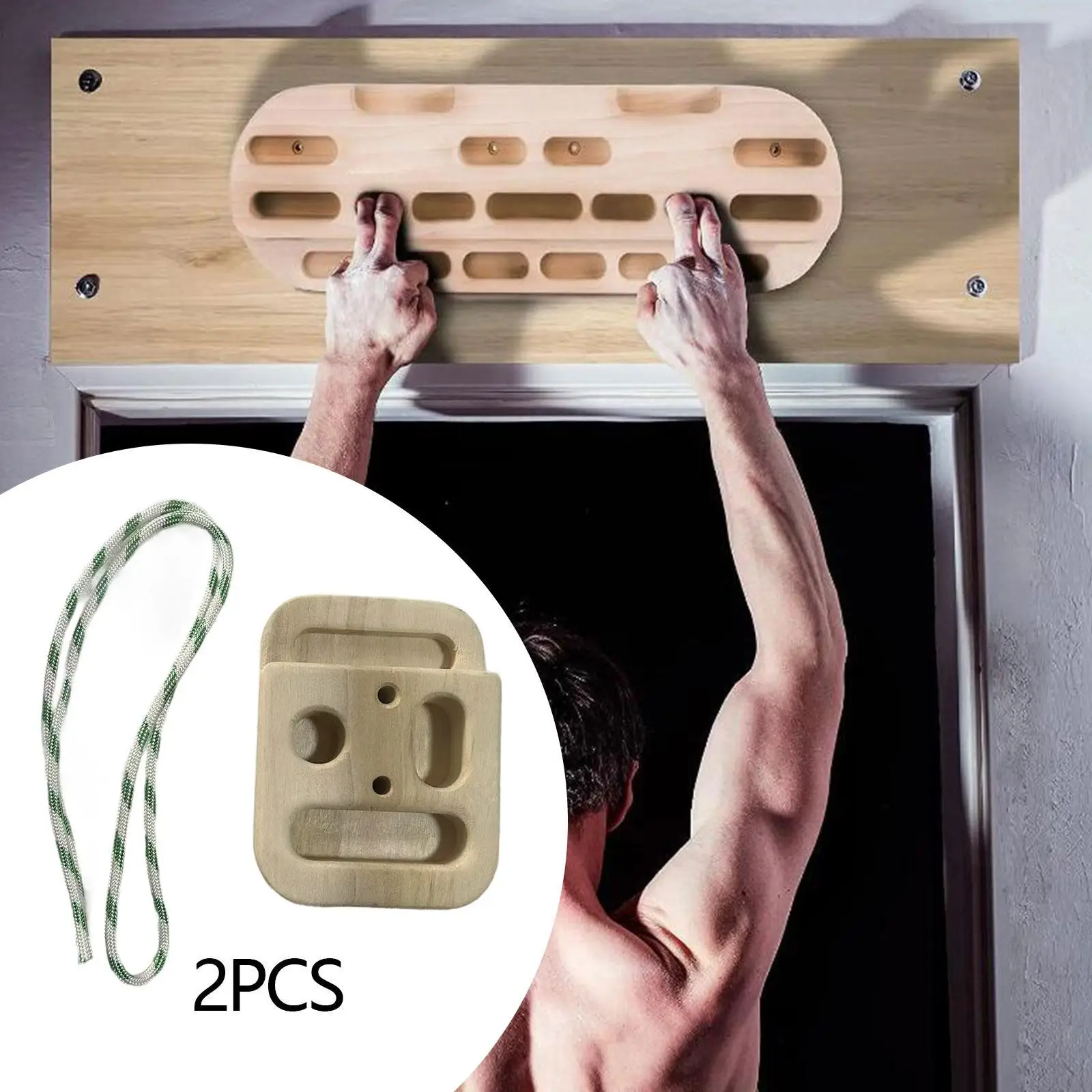 Climbing Hangboard Lightweight Building Core Non Slip Climbing Holds Wall Hanging for Door Frame Doorway Indoor Outdoor Home Gym
Climbing Hangboard Lightweight Building Core Non Slip Climbing Holds Wall Hanging for Door Frame Doorway Indoor Outdoor Home Gym