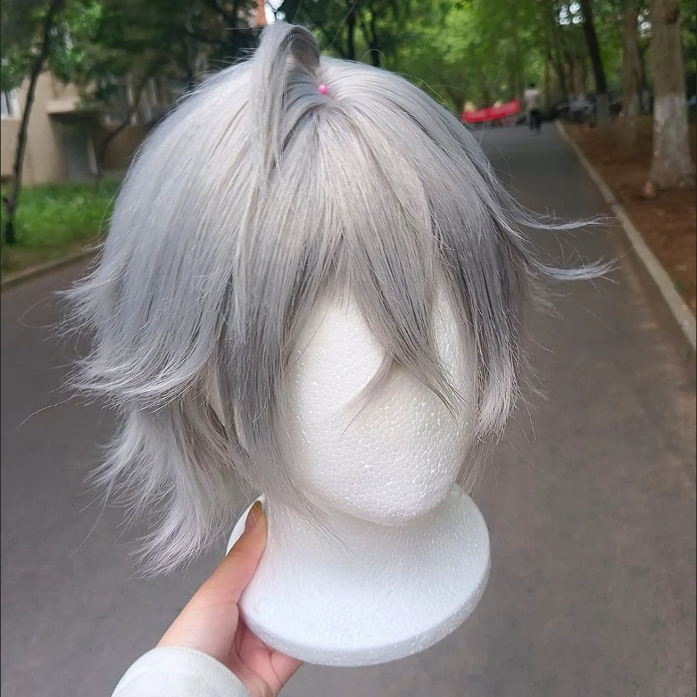 Anime Rope Craftsman Zhe Cosplay Wig Simulated Scalp Top Gray Short Hair Rose Net Inner Cap Heat resistant Synthetic Fiber Wig
Anime Rope Craftsman Zhe Cosplay Wig Simulated Scalp Top Gray Short Hair Rose Net Inner Cap Heat resistant Synthetic Fiber Wig