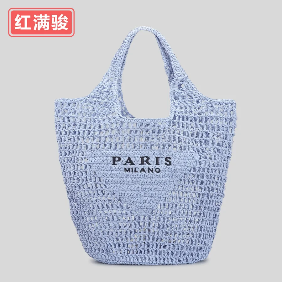 The same hand woven bag knitted bag popular large capacity hollow out handbag versatile mesh bag women's bag
The same hand woven bag knitted bag popular large capacity hollow out handbag versatile mesh bag women's bag