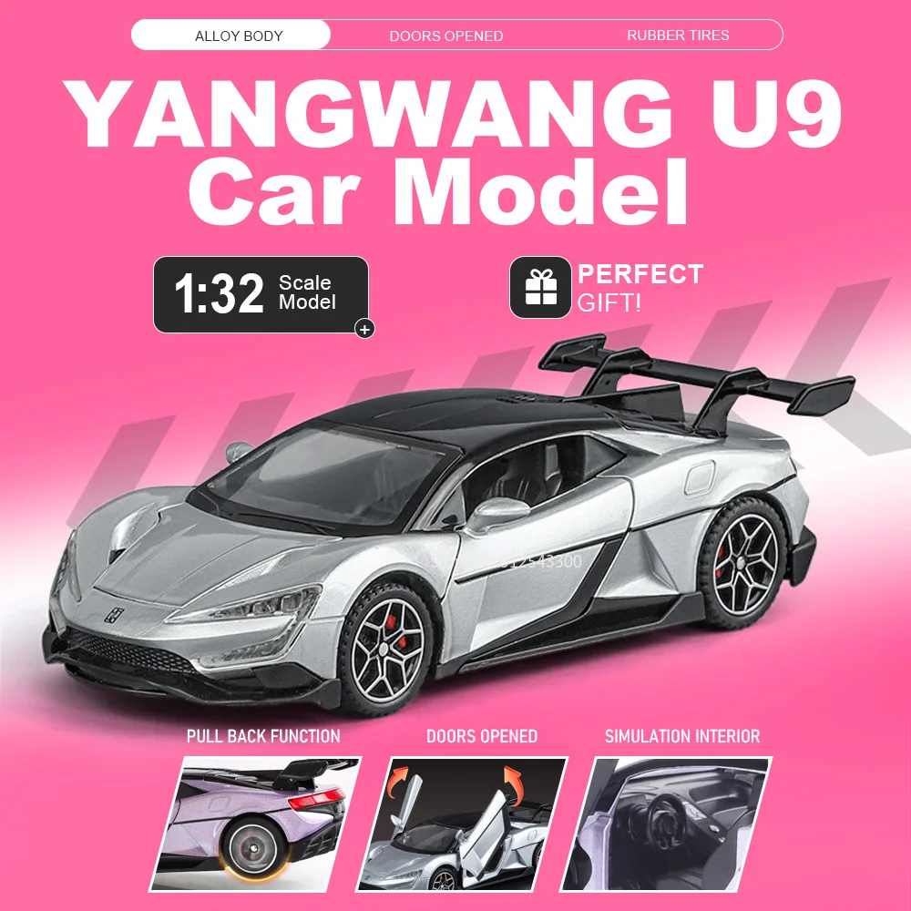 1:32 Scale YangWang U9 500K Car Model Toy Doors Opened Pull Back Models Alloy Diecast Rubber Tires Vehicle Hobby Collection
1:32 Scale YangWang U9 500K Car Model Toy Doors Opened Pull Back Models Alloy Diecast Rubber Tires Vehicle Hobby Collection