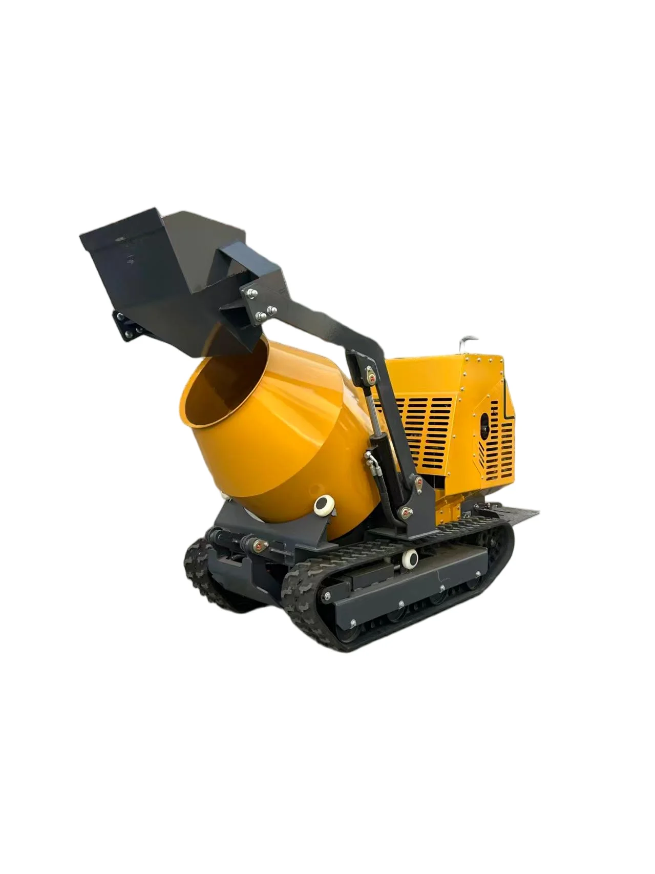 New Portable Automatic Track Mobile Cement Mixer 300L Mini Concrete Mixer Self-Loading Tracked Crawler Dumper Small Mini Size
New Portable Automatic Track Mobile Cement Mixer 300L Mini Concrete Mixer Self-Loading Tracked Crawler Dumper Small Mini Size