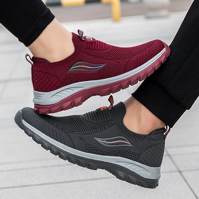 Authentic Breathable Slip-On Men's Shoes Anti-Slip Walking Shoes for Elderly Spring Summer Season Comfortable Mesh Upper
Authentic Breathable Slip-On Men's Shoes Anti-Slip Walking Shoes for Elderly Spring Summer Season Comfortable Mesh Upper
