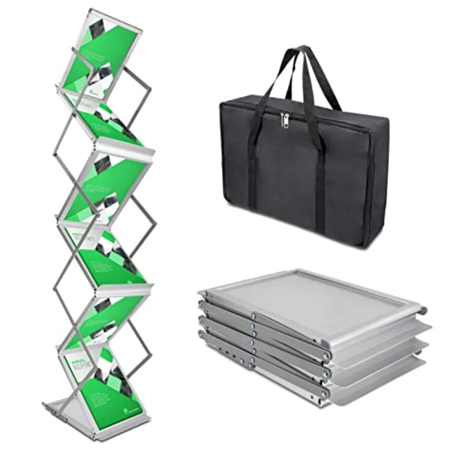 s Collapsible Literature Rack for Trade Shows, Metal Floor Standing Literature Stand Catalog Rack Brochure Rack Flyer Holder Pa
s Collapsible Literature Rack for Trade Shows, Metal Floor Standing Literature Stand Catalog Rack Brochure Rack Flyer Holder Pa