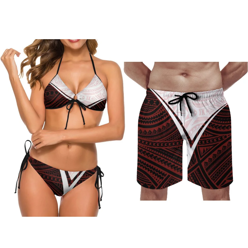 Samoan Bikini Polynesian Custom Ethnic Traditional Print Fashion Swimsuit Fashion Set Swimsuit Two-Piece Set Surfing Couple biki
Samoan Bikini Polynesian Custom Ethnic Traditional Print Fashion Swimsuit Fashion Set Swimsuit Two-Piece Set Surfing Couple biki