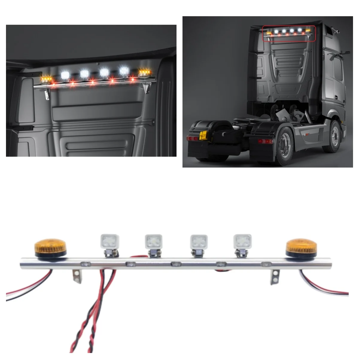 Cab Rear Back Light Spotlight for Tamiya 1/14 RC Truck Benz Actros 56335 56348 Upgrade Accessories
Cab Rear Back Light Spotlight for Tamiya 1/14 RC Truck Benz Actros 56335 56348 Upgrade Accessories