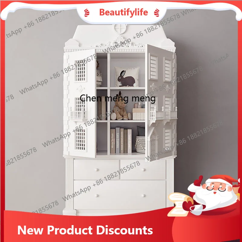 American carved solid wood bookcase small household bookcase French cream style designer dust-proof bookshelf
American carved solid wood bookcase small household bookcase French cream style designer dust-proof bookshelf