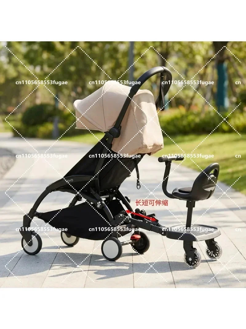 Universal Stroller Ride-On Board with Detachable Seat - Second Child Standing Pedal Accessory for Twin Kids Double Seating
Universal Stroller Ride-On Board with Detachable Seat - Second Child Standing Pedal Accessory for Twin Kids Double Seating