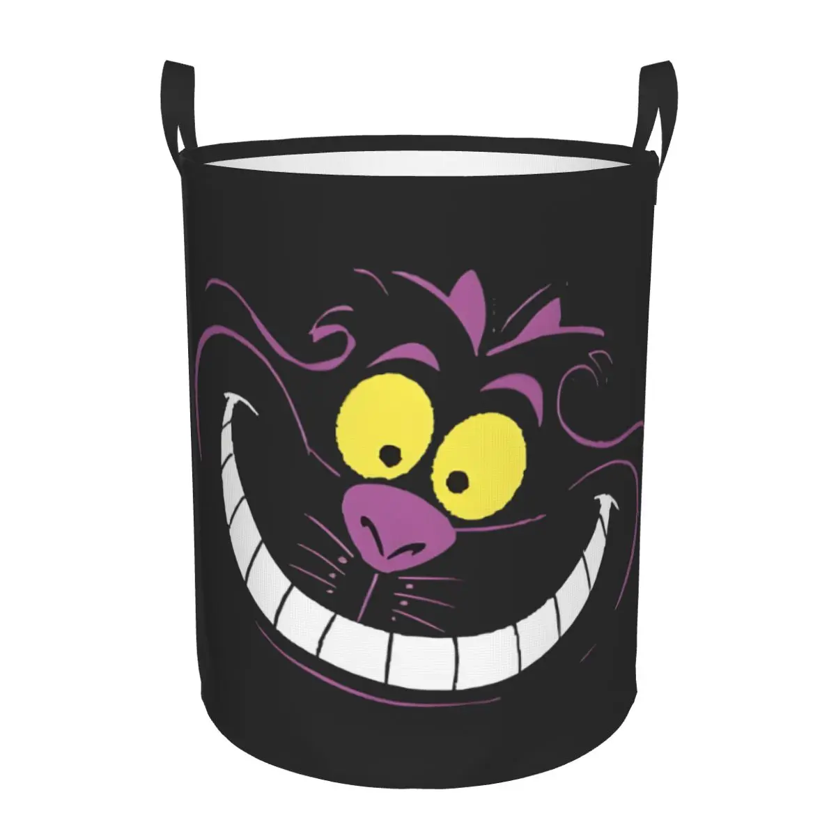 Custom Cheshire Cat Laundry Hamper Large Clothes Storage Basket Mysterious And Cute Toy Bin Organizer for Kids
Custom Cheshire Cat Laundry Hamper Large Clothes Storage Basket Mysterious And Cute Toy Bin Organizer for Kids