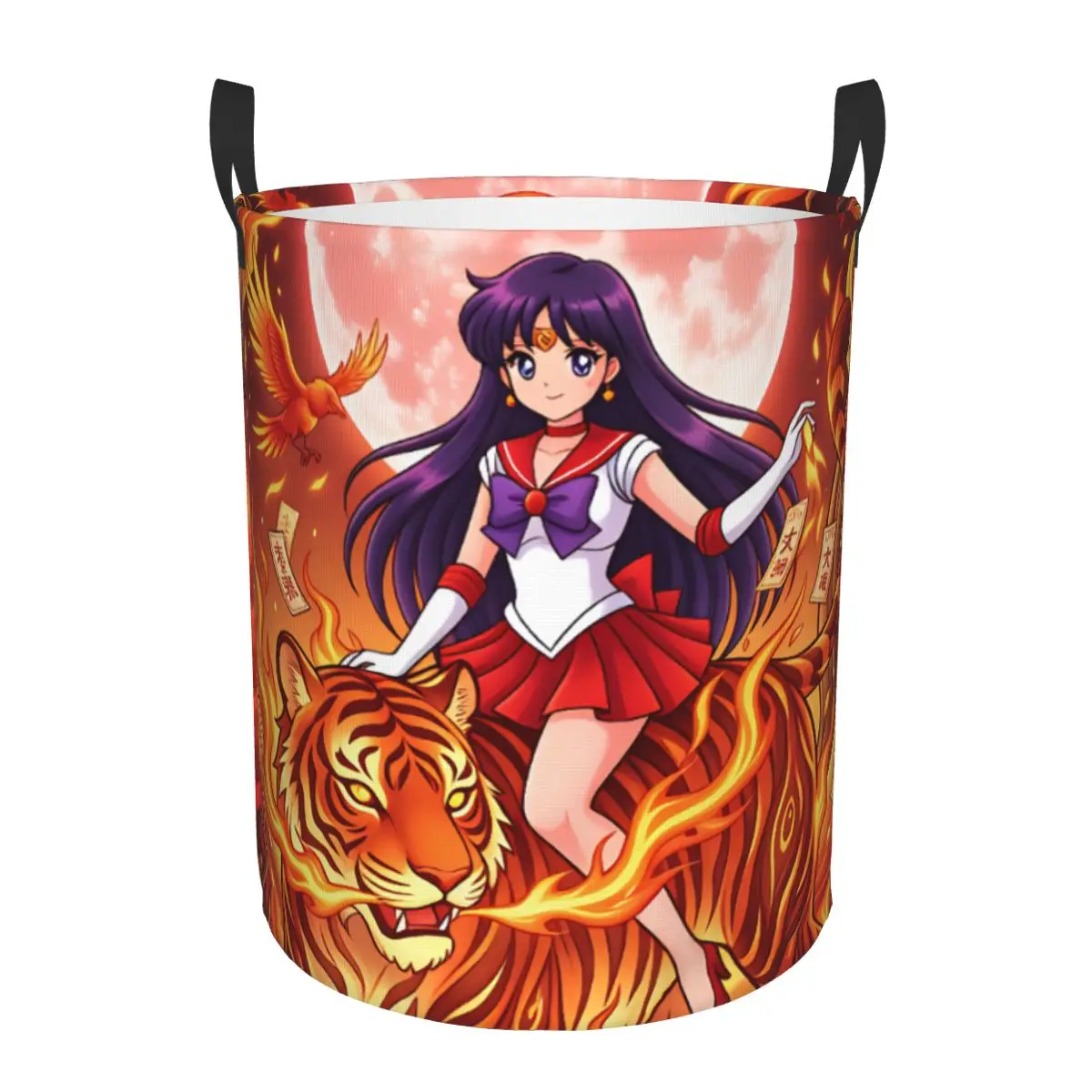 Rei Hino Sailor Moon Sailor Mars Laundry Hamper Large Clothes Storage Basket Book Socks Bin Organizer for Family
Rei Hino Sailor Moon Sailor Mars Laundry Hamper Large Clothes Storage Basket Book Socks Bin Organizer for Family
