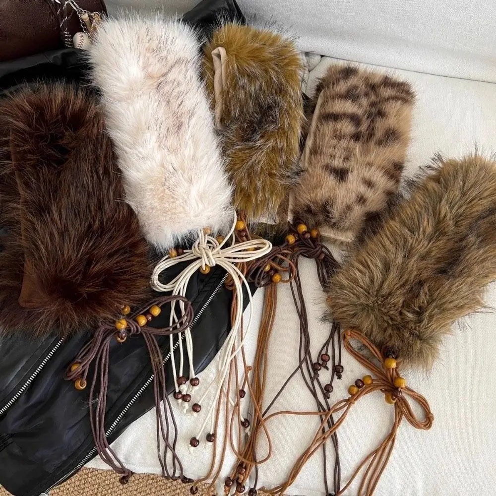 Модный пояс-шарф Y2K с меховым воротником и деревянными бусинами, пушистый поясной ремень в корейском стиле, аксессуар для талии в милом стиле
Модный пояс-шарф Y2K с меховым воротником и деревянными бусинами, пушистый поясной ремень в корейском стиле, аксессуар для талии в милом стиле