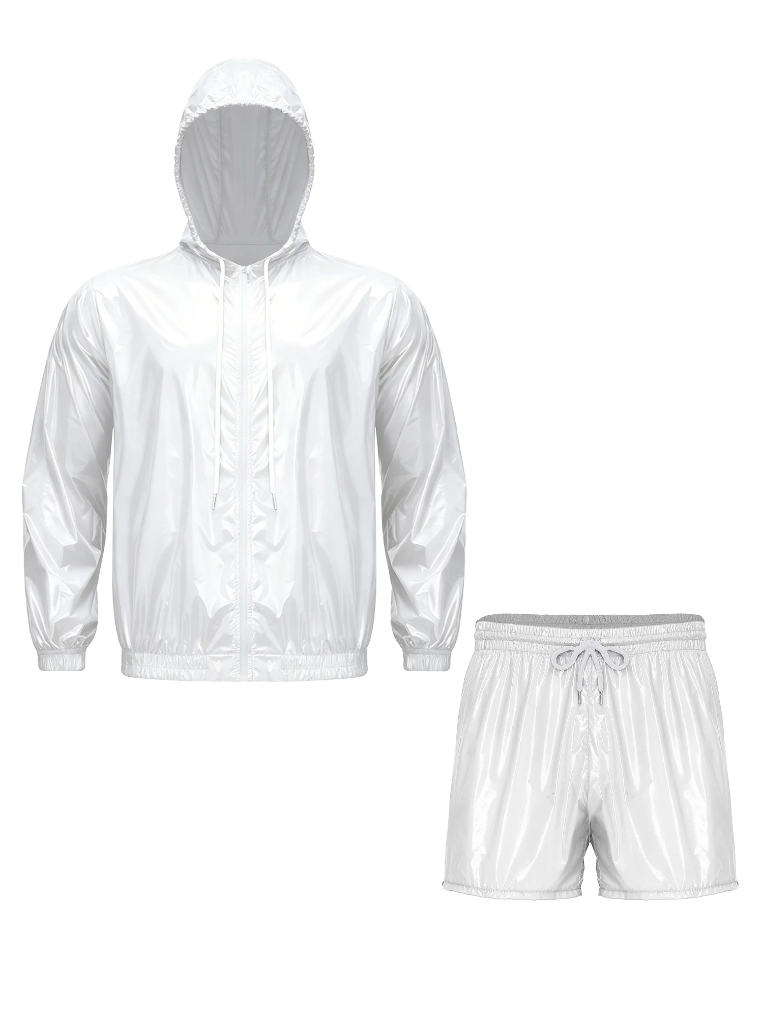 Men Waterproof Windbreaker Jacket and Boxer Shorts Set Long Sleeve Zip Up Hooded Quick Dry Breathable Stretchy for Swimming Work
Men Waterproof Windbreaker Jacket and Boxer Shorts Set Long Sleeve Zip Up Hooded Quick Dry Breathable Stretchy for Swimming Work