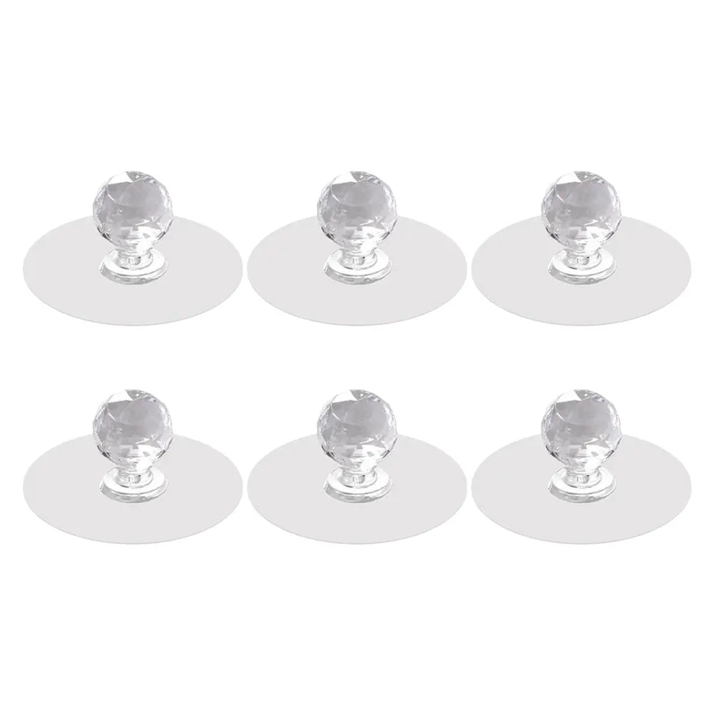 6pcs Clear Invisible Handles No Punch Door Self Adhesive Drawer Knobs Lightweight Durable Modern Design Multipurpose Furniture
6pcs Clear Invisible Handles No Punch Door Self Adhesive Drawer Knobs Lightweight Durable Modern Design Multipurpose Furniture