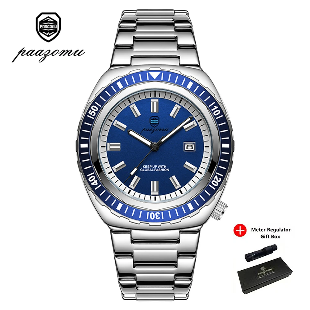 PAAZOMU Brand Mens Business Sports Quartz Watch Classic Waterproof Luminous Calendar Creative Clock Male Personalized Wristwatc
PAAZOMU Brand Mens Business Sports Quartz Watch Classic Waterproof Luminous Calendar Creative Clock Male Personalized Wristwatc