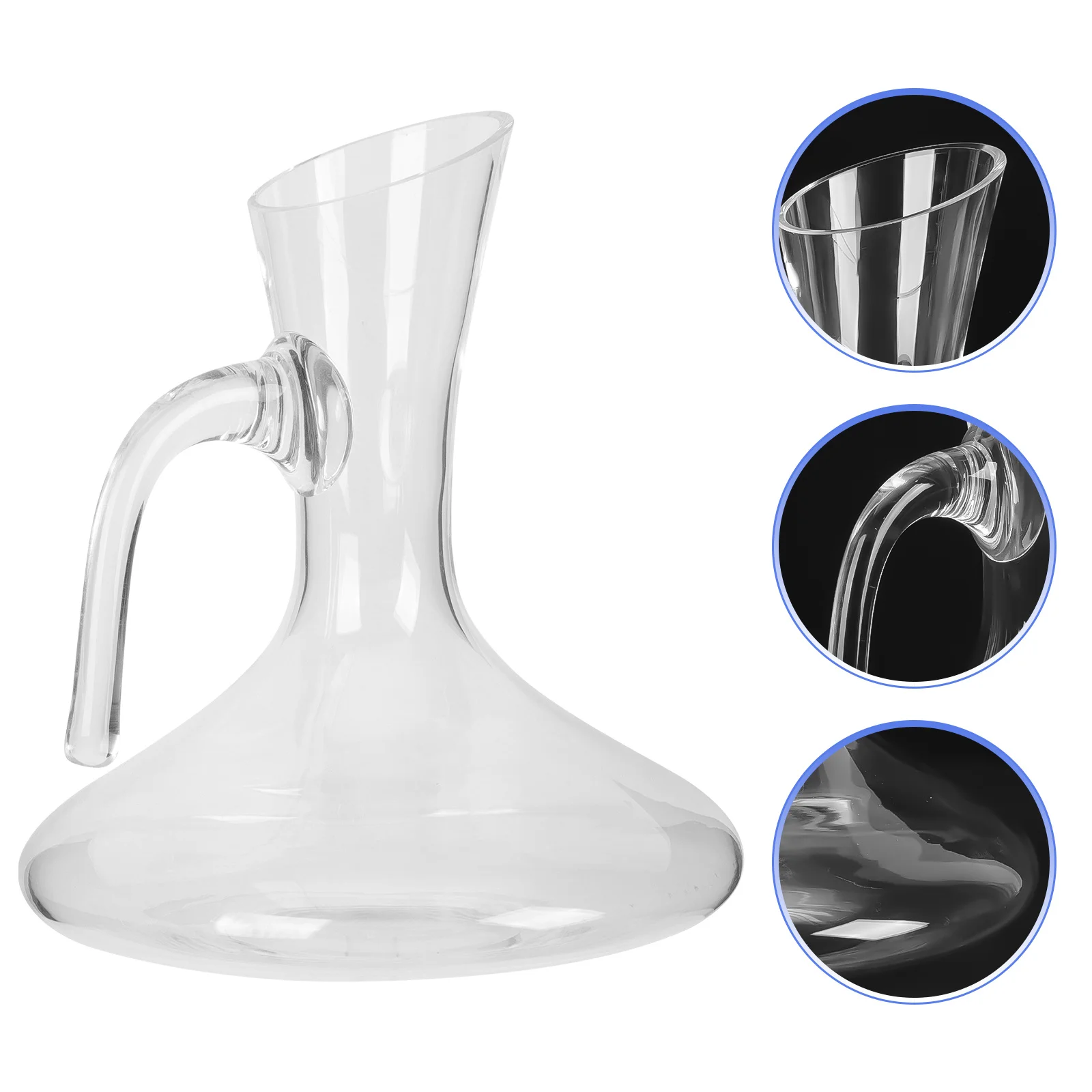 Creative Wine Decanter Exquisite Glass Material Easy Pouring Liquor Divider Adds Bar Glass Decanter 
Creative Wine Decanter Exquisite Glass Material Easy Pouring Liquor Divider Adds Bar Glass Decanter