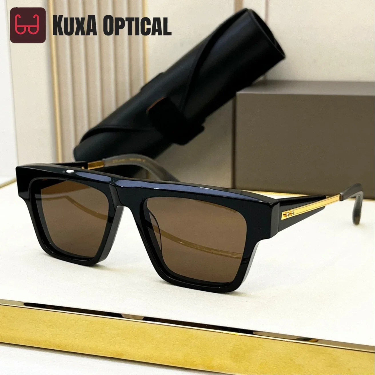 XUKA DT LANCIER Premium Plate Series Square Travel Anti-UV Sunglasses DLS701 Style Sun Model Fashion Sunglasses Light Luxury
XUKA DT LANCIER Premium Plate Series Square Travel Anti-UV Sunglasses DLS701 Style Sun Model Fashion Sunglasses Light Luxury