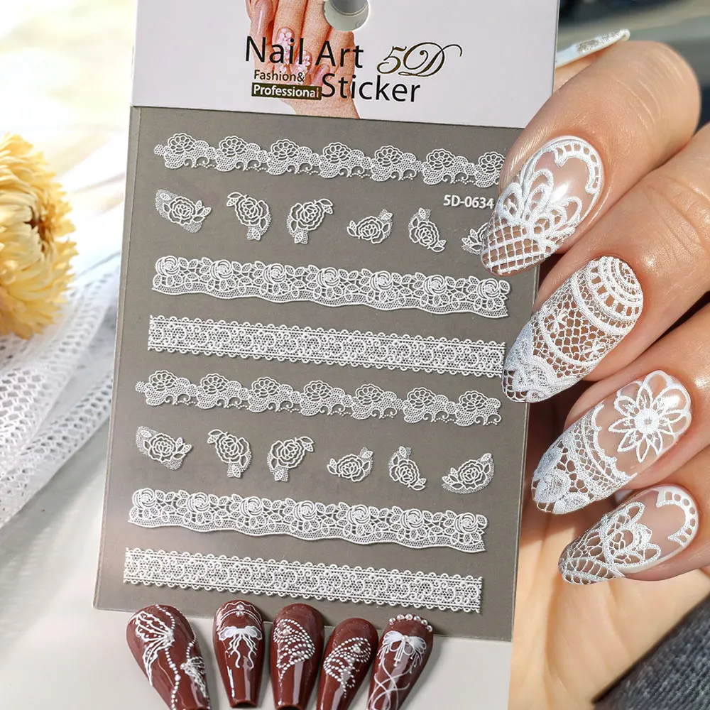 1 шт. элегантные белые кружевные наклейки для ногтей с цветочным принтом 5D тисненые французские кончики кружевные наклейки для ногтей самоклеящиеся принадлежности для свадебного маникюра 8*
1 шт. элегантные белые кружевные наклейки для ногтей с цветочным принтом 5D тисненые французские кончики кружевные наклейки для ногтей самоклеящиеся принадлежности для свадебного маникюра 8*