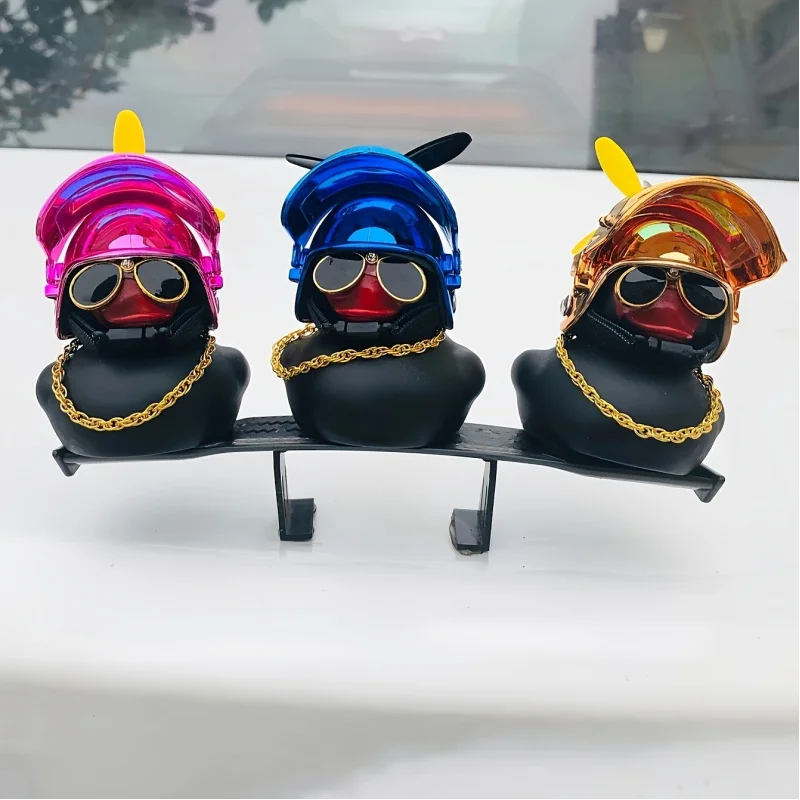 Funny Duck Dashboard Decor with Propeller Helmet & Fashion Glasses - PVC Car Accessory Suitable for Duck Lovers
Funny Duck Dashboard Decor with Propeller Helmet & Fashion Glasses - PVC Car Accessory Suitable for Duck Lovers