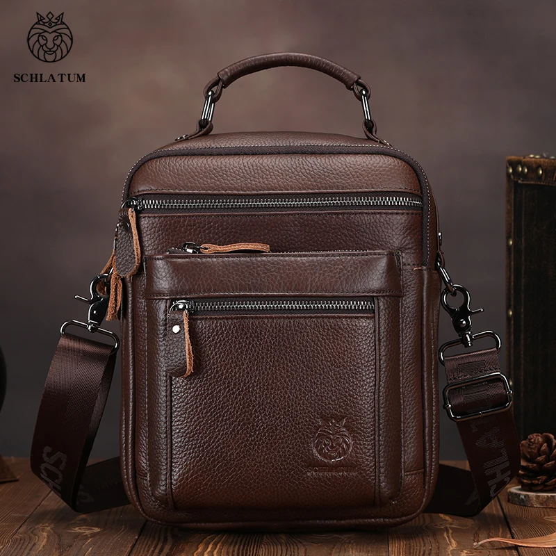 Men Lychee Texture Real Leather Shoulder Bag Business Crossbody Bag With Adjustable Strap
Men Lychee Texture Real Leather Shoulder Bag Business Crossbody Bag With Adjustable Strap