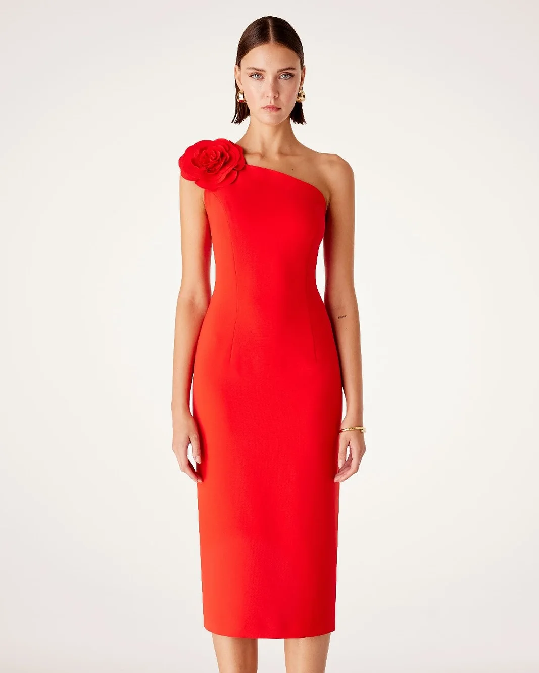 Customized Sexy Jersey One Shoulder 3D Flowers Evening Dresses Temperament Sleeveless Cocktail Dress Custom Size Party Dress
Customized Sexy Jersey One Shoulder 3D Flowers Evening Dresses Temperament Sleeveless Cocktail Dress Custom Size Party Dress