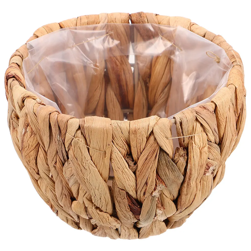 Woven Plant Basket Waterproof Liner for Modern Rustic Style Balcony Planter Storage Container Pottery Arrangement
Woven Plant Basket Waterproof Liner for Modern Rustic Style Balcony Planter Storage Container Pottery Arrangement