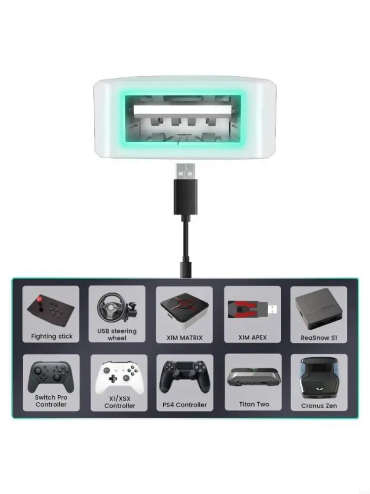 Адаптер разъема GamePad с внешним портом питания USB -адаптер игр -контроллер Клавира Клавира Конвертер мыши 193A
Адаптер разъема GamePad с внешним портом питания USB -адаптер игр -контроллер Клавира Клавира Конвертер мыши 193A