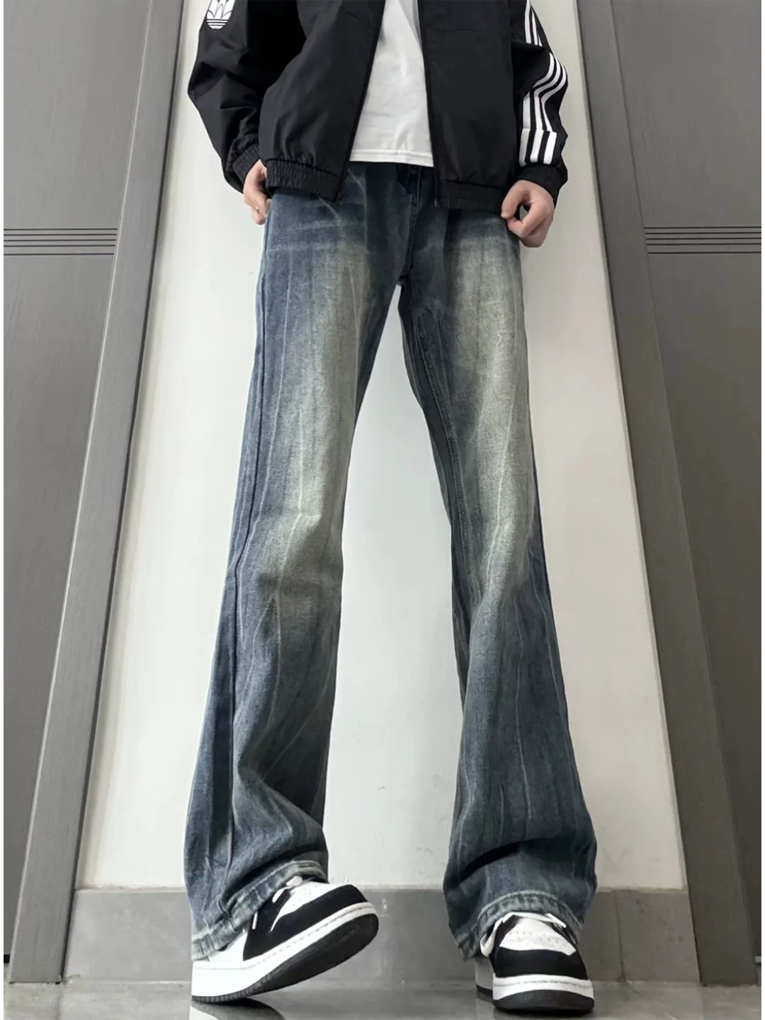 Cleanfit Lightning Pattern Slim Fit Jeans Men's High Street Sle Straight Leg Jeans mid Waist Zipper Closure Wear Resistant
Cleanfit Lightning Pattern Slim Fit Jeans Men's High Street Sle Straight Leg Jeans mid Waist Zipper Closure Wear Resistant