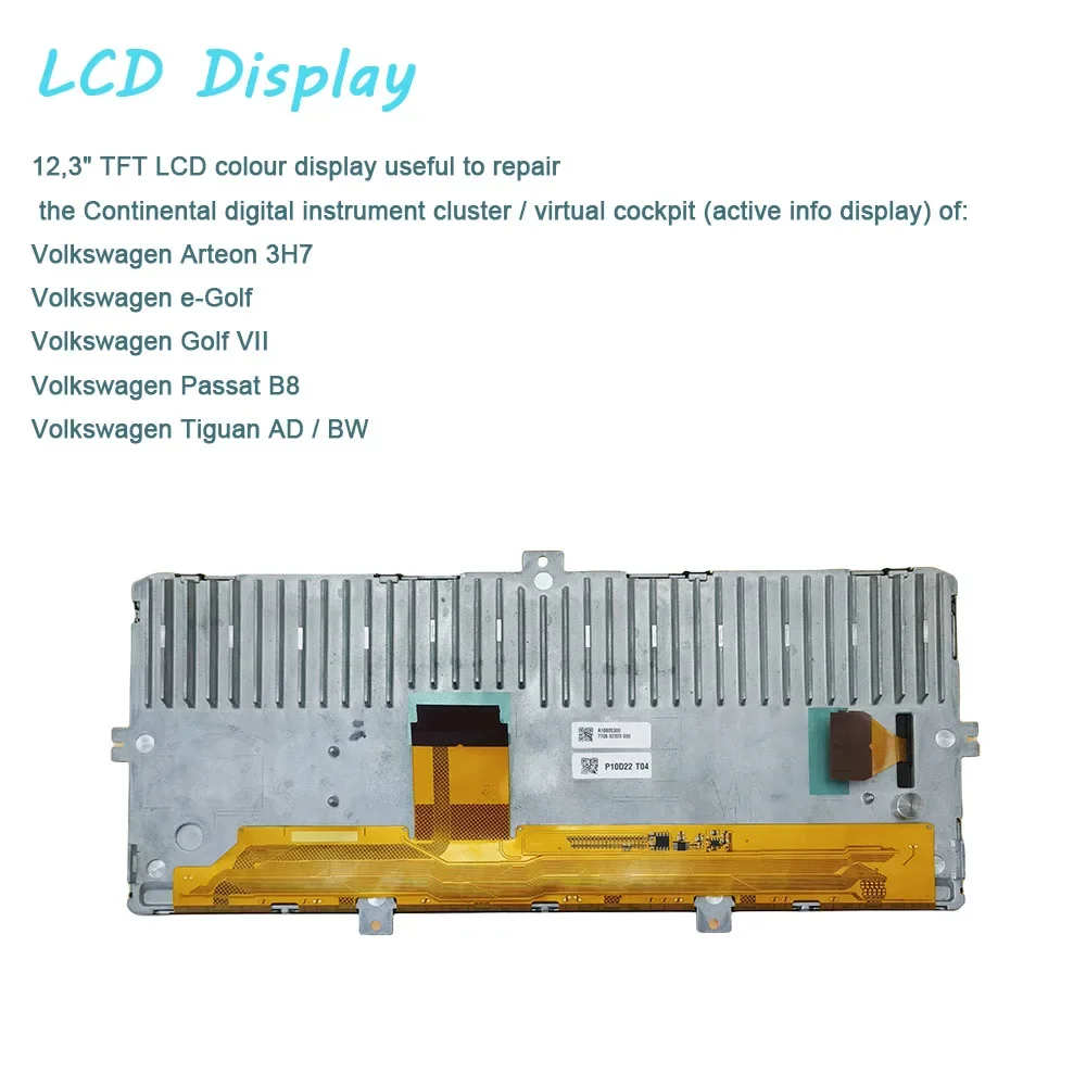 A10605300 12.3Inch LCD Display for Volkswagen Arteon Golf VII Passat B8 Tiguan II Virtual Cockpit Car s Screen
A10605300 12.3Inch LCD Display for Volkswagen Arteon Golf VII Passat B8 Tiguan II Virtual Cockpit Car s Screen